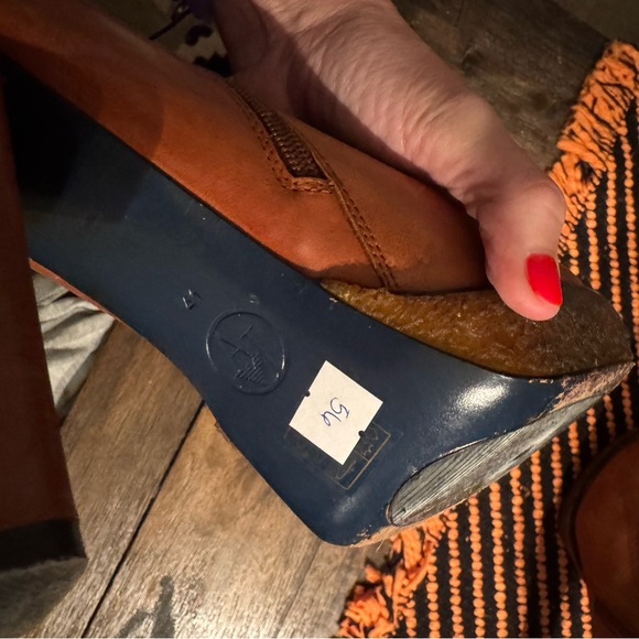 Armani Jeans leather vintage booties size 41 excellent condition - Picture 8 of 9